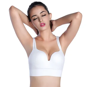 

3D Seamless Steel Ring Bra Vest One-piece Running Anti Sagging Shock-resistant Yoga Vest Style Sports Brassiere