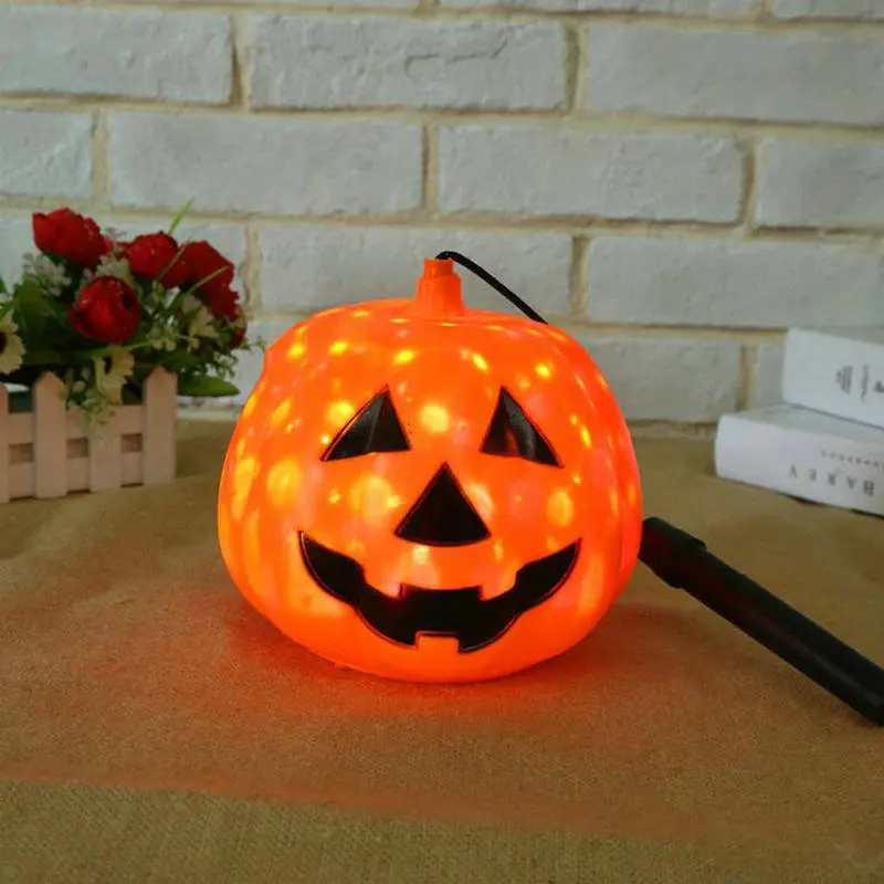 

Halloween Decorations Props Jack-o-lantern Halloween Seven Color Light Portable Jack-o-lantern Baby's Breath Lighting