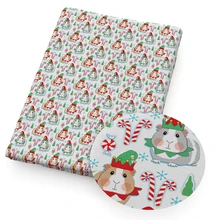 50*140 см Рождество Хэллоуин Текстиль хлопок Рождество ткань пэчворк для изготовления одежды куклы, c9261