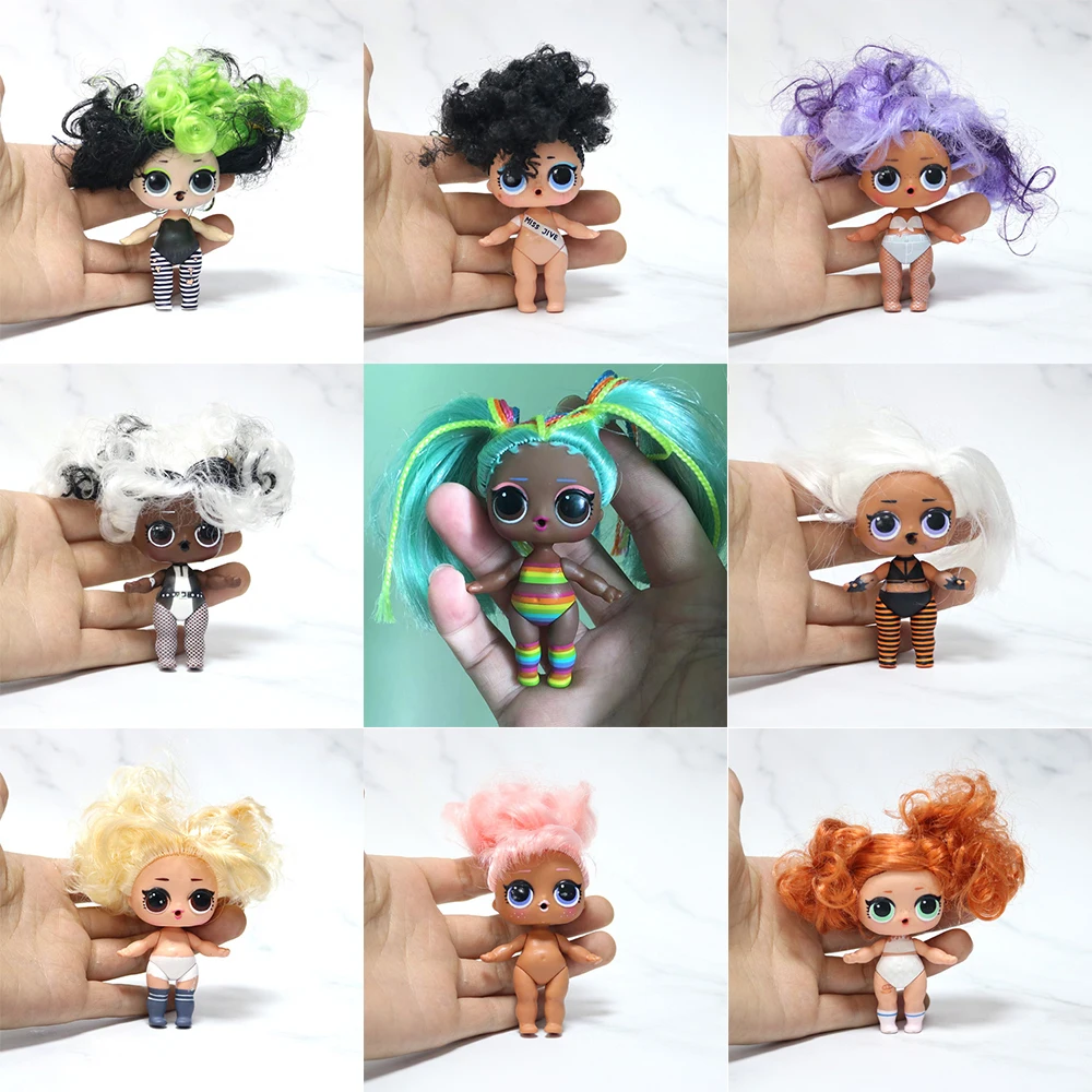 LOL экшн-фигурки сюрприз hairgoal макияж серии оригинальные куклы lol Sister аниме Модели