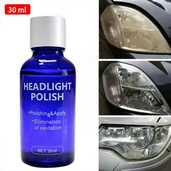 

30ML 9H Car Hardness Headlight Lens Restorer Restoration Repair Liquid Polish Auto Cleaner Set Environmentally Friendly L1