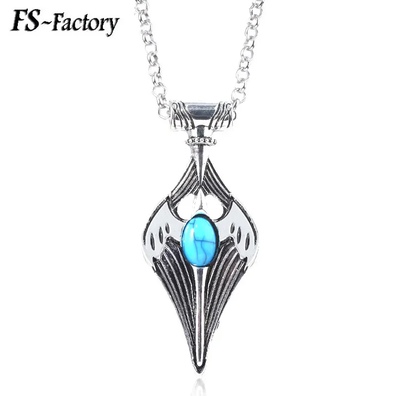 

The Elder Scrolls 5 Amulet of Kynareth Necklaces Morrowind Oblivion Pendant Necklace Skyrim Amulet Women Men Jewelry