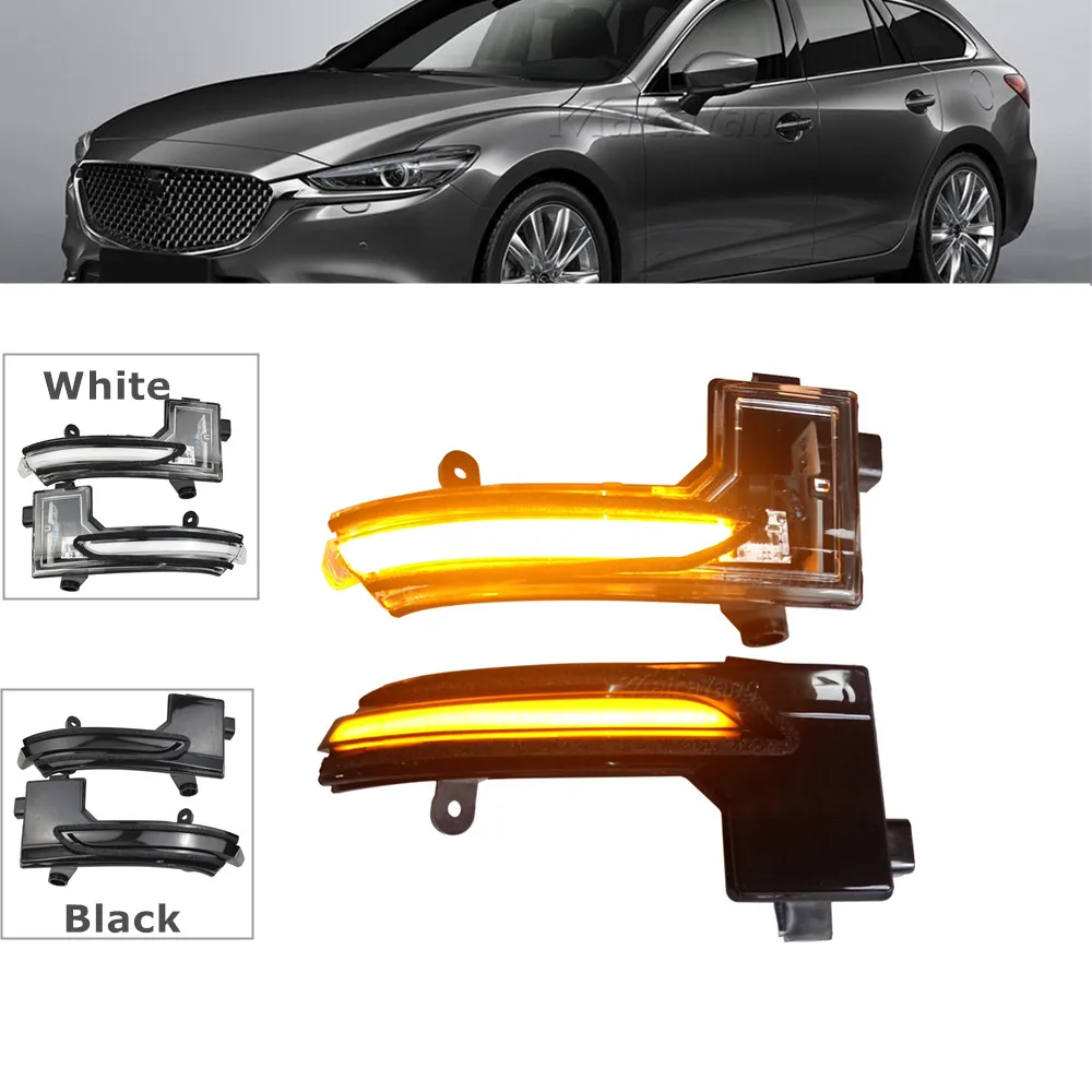 

For Mazda3 Axela Mazda6 Atenza Mazda 3 6 2017 2018 Dynamic Turn Signal Side Wing Rearview Mirror Indicator Blinker Light