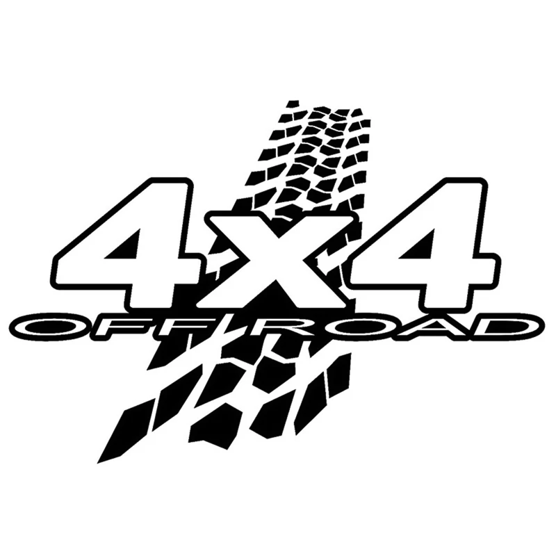 

20*13.6CM 4X4 Off-Road Funny Reflective Decal Car Window Body Styling Sticker DIY Decor