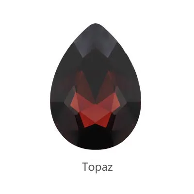 Все размеры Pointback аппликация из стеклянных страз капля КРИСТАЛЛ груша Необычные точки Стекло Стразы Алмаз для ювелирных изделий Ремесла чехол для телефона - Цвет: topaz