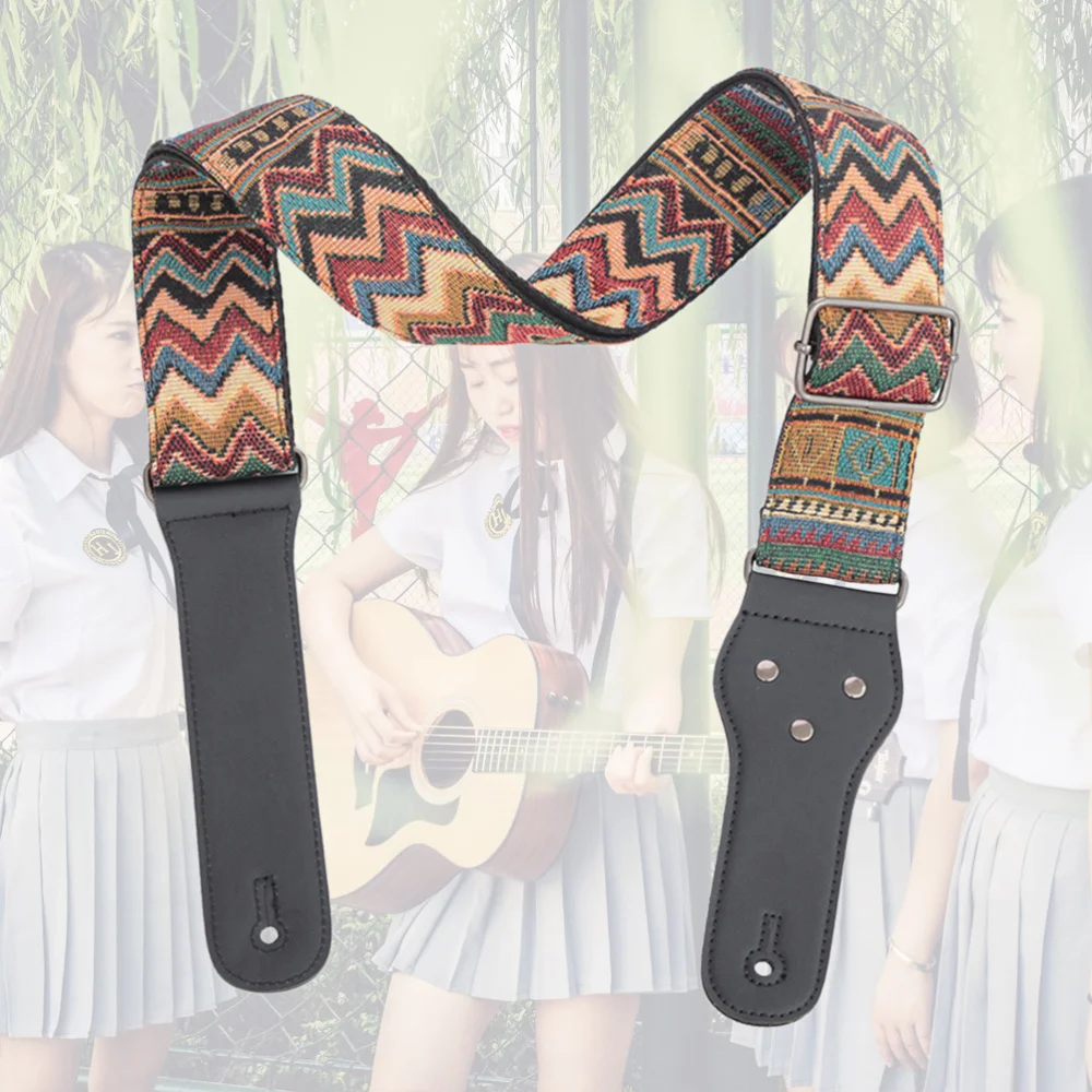1PC Guitar Strap Adjustable Creative Chic Durable Practical Starp Belt Shoulder Sling for Instrument | Спорт и развлечения