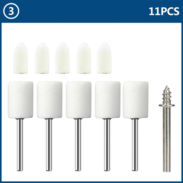 11pcs Wool Head