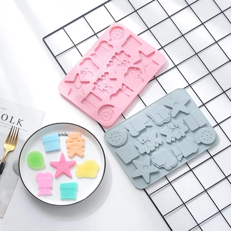 

Силиконовая форма для шоколадного торта, 12 видов оборудования для камеры, форма для печенья инструменты для украшения тортов из мастики