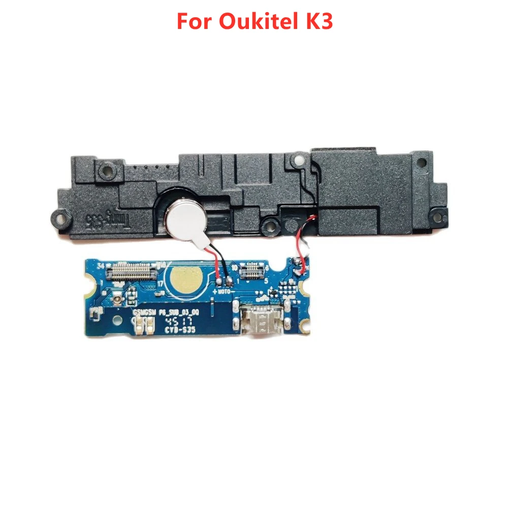Новый оригинальный Oukitel K3 USB плата + громкий динамик ЗУММЕР звонок с мотором