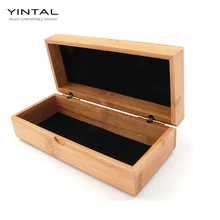 YINTAL Классическая безопасная бритвенная коробка ручной работы, бамбуковый держатель для бритвы с двойными краями, безопасный бритвенный чехол для путешествий, подарочная коробка