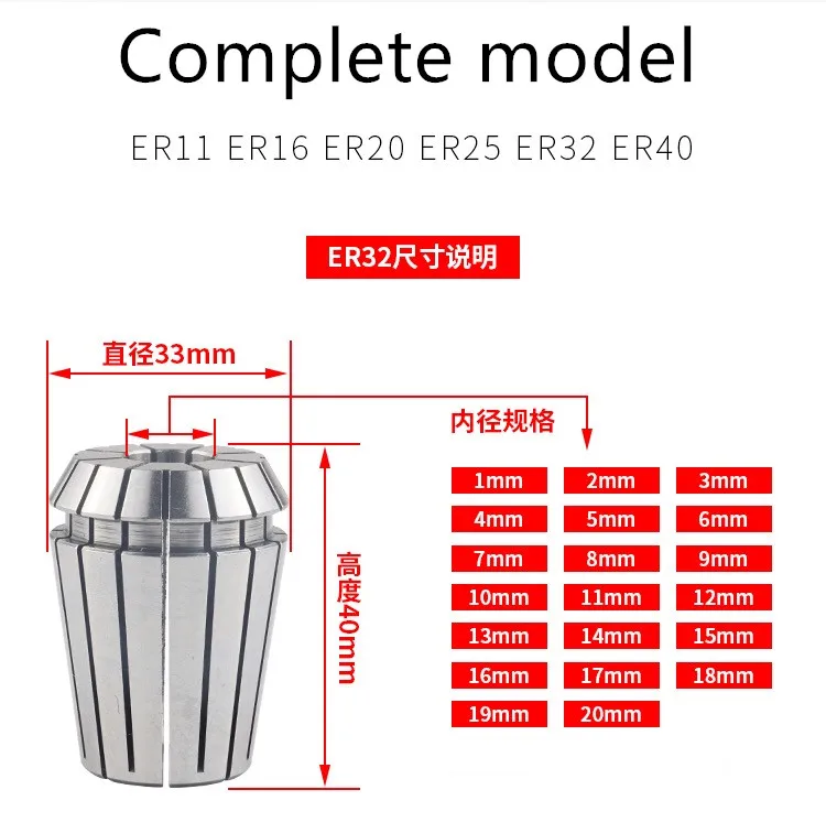 夹头 ER11 ER16 ER20 ER25 ER32(7)