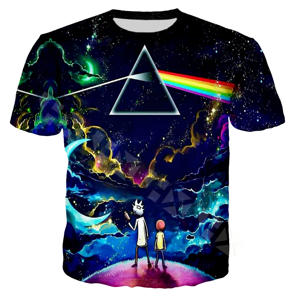 T Shirt 2 Аниме Рик футболка для мужчин женщин 3D печатных Рик и Морти мода короткий рукав Футболка Уличная Топы пуловер T32 - Цвет: T Shirt 2