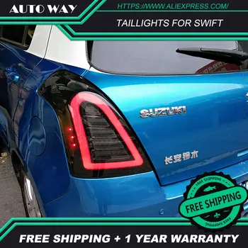 

Car Styling tail lights case for Suzuki Swift taillights 2005-2014 LED Tail Lamp taillight Swift TAIL Lights All LED Rear Lamp