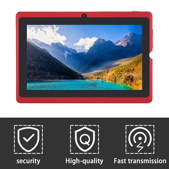 

Refurbished Q88 quad-core wifi tablet seven-inch USB power supply 512M+4G red/black