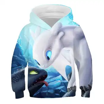 

2020 boy and girl hoodie cartoon 3D printed hoodie casual kids clothes children long sleeve T-shirt clothing