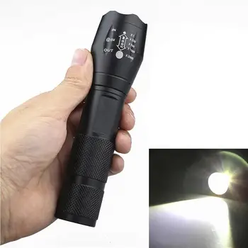 

LED Torch Flashlight Adjustable Focus Handheld Super Bright 1500 Lumens