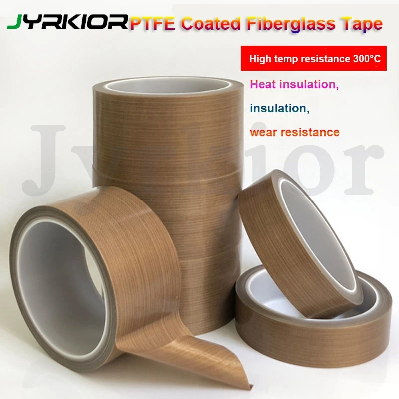 0.13/0.18Mm Dikte Ptfe Gecoat Glasvezel Tape, Hoge Temperatuur Tape