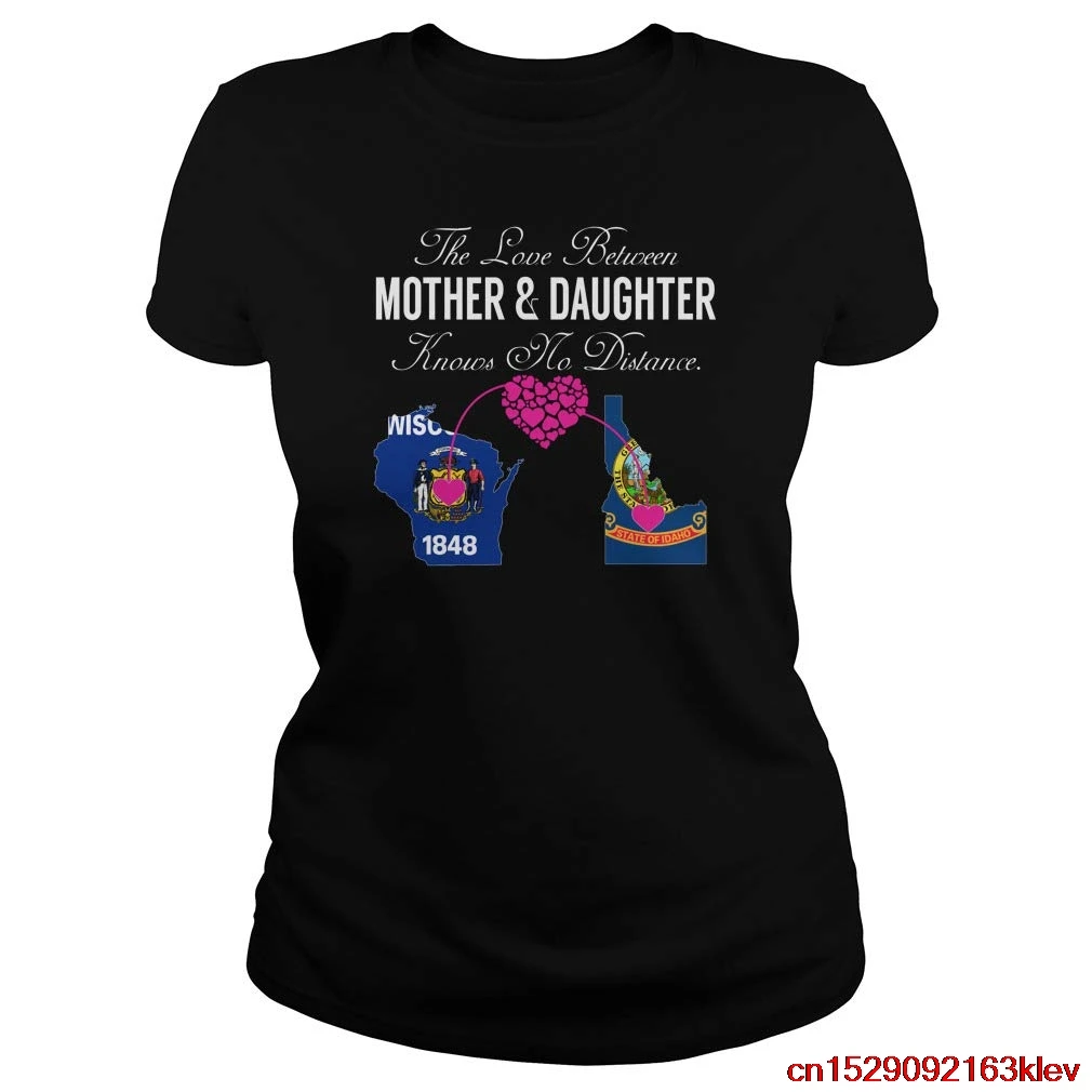 Love Between Mother &amp Daughter FGHFG Wisconsin Idaho TFGHFG Shirt Unisex men women t shirt |