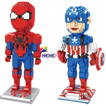 

1780+pcs 3495 Diamond Heroes Series America Superman Blocks Kids Educational Building Brick DIY Toys Jouets