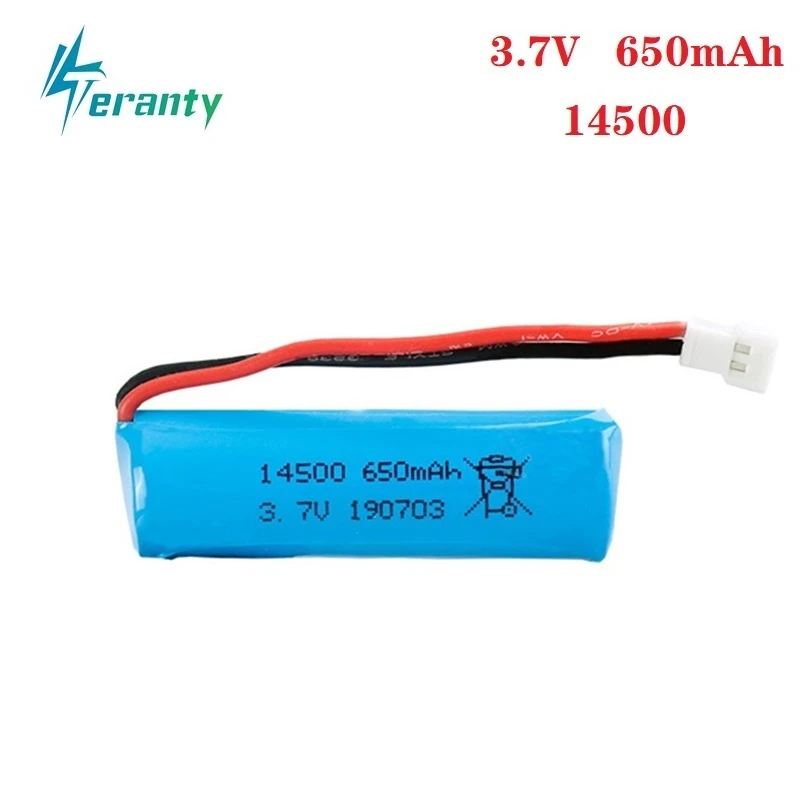 3 7 V 650mAH 14500 Lipo батарея для Syma дистанционного управления вертолетом H116 H126 RC лодка
