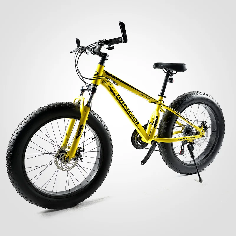 High quality 24'x 4.0 bike 21 speed fat mountain bike variable speed bike under various traffic conditions