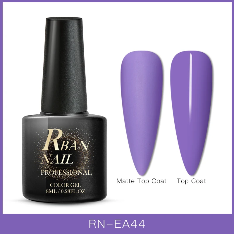 S07847 RBAN NAIL 8 мл цветной УФ-гель для ногтей матовое верхнее покрытие Гибридный гель для ногтей замачиваемый долговечный лак для ногтей гель лак Инструменты - Цвет: S07847
