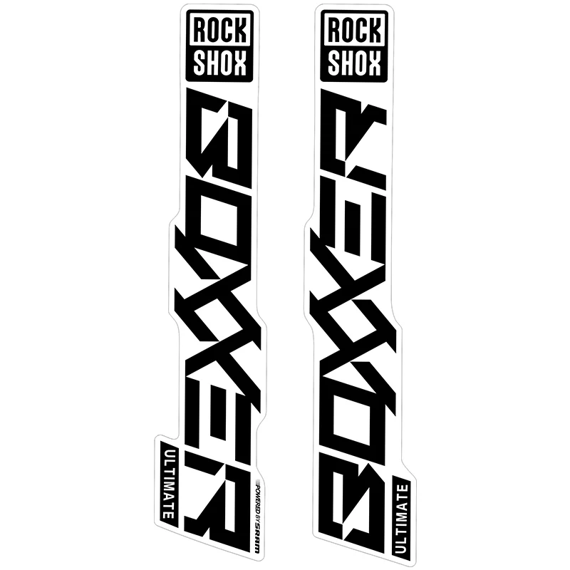 Rockshox boxxer наклейка на переднюю вилку для горного велосипеда наклейки на переднюю вилку прозрачные нижние велосипедные аксессуары