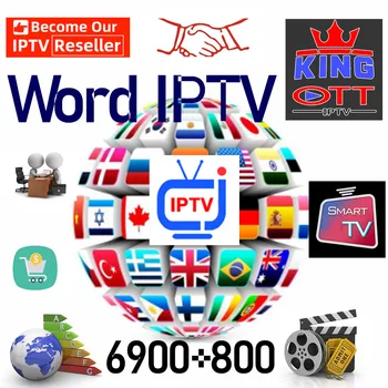 

Best Word 4K IPTV subscription OTT Android tv box Smart TV M3U IPTV box support 6900+800 frequency IPTV M3U smart android TV box