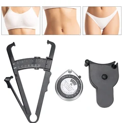 Body Fat Tester Retractable Waist Measuring Tape BMI Measuring Tools Weight Loss Caliper Health Monitor Three-Piece Tape Measure