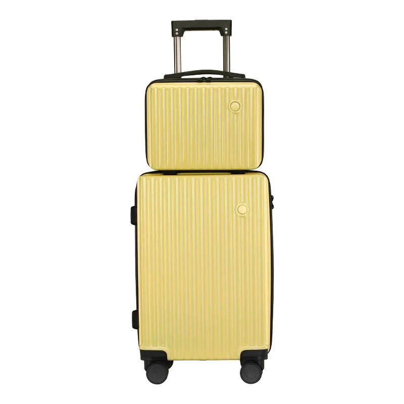 14"20"24"Travel Cabin Suitcase Trolley Rolling Luggage Sets 3 Pieces Makeup Bag With Wheels Carry On Boarding Case