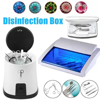 

Sterilizer For Manicure Instruments Disinfection Esterilizador Manicure UV LED Nail Tools Nail Tweezers Disinfector Cup/Box