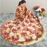 Pizza Tortilla Tortilla Blanket Pita Lavash soft blanket for bed wool sofa plaid plush bedspread Manta Burrito Koce 2