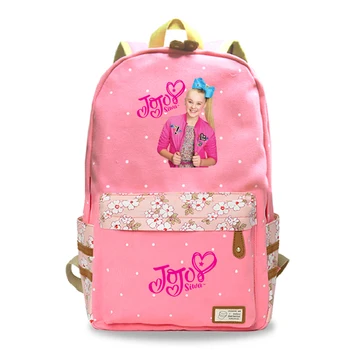 

Casual Jojo Siwa Students Girls Back to School Gift Backpack Laptop Bags Fashion New High Quality Women Travel Shouler Mochila