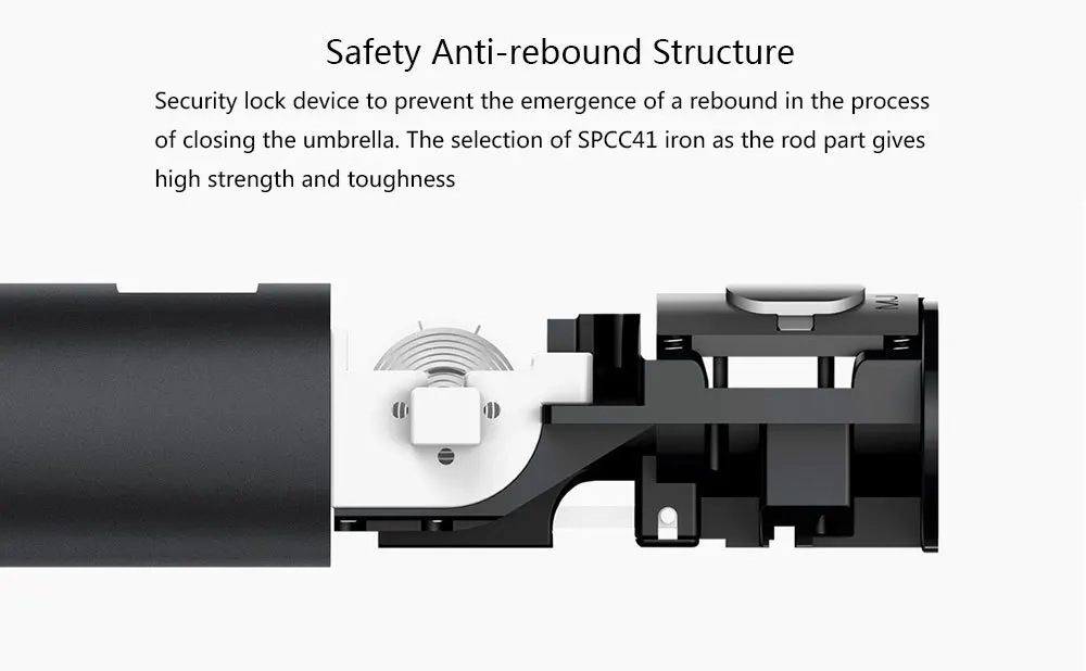 Xiaomi Mijia Automatic Sunny Rainy Umbrella Aluminum Windproof Waterproof UV Umbrella Man woman Summer Winter (8)