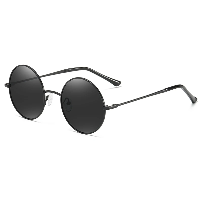 Модные ультратекстурированные винтажные Ретро oculos личности стимпанк Круглые очки с полароидным стеклом женские gafas 201945 - Цвет линз: 1