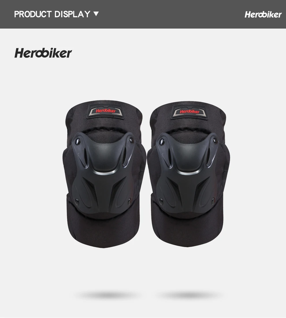 HEROBIKER мотоциклетные наколенники для мужчин и женщин rbike Ridng наколенники защитные приспособления для мотогонок наколенники