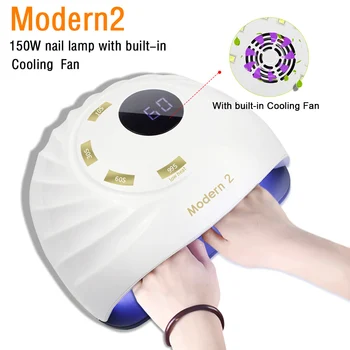 

Brand New 150W LED Nail Lamp Nail Dryer 45 PCS LED UV Lamp For All Gels Polish Sun Light Infrared Sensing Manicure Salon Tool
