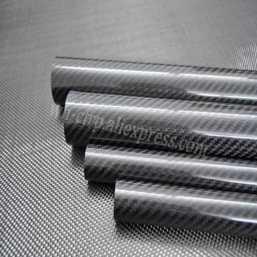 2pcs 3k Carbon Fiber Tube L X 500MM OD 10mm 11mm 12mm 13mm 14mm 15mm 16mm 17mm 18mm 19mm 20mm  with 100% full carbon, Japan 3k