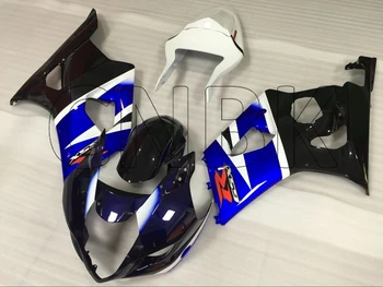 

for GSXR1000 2003 Plastic Fairings GSX-R1000 03 Blue Black White Plastic Fairings for GSXR1000 2003 - 2004 K3 Fairing Kits