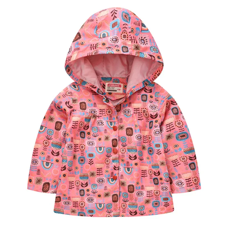 COOTELILI Waterproof Jacket For Girls Windbreaker Toddler Kids Girls Bomber Coat Baby Girls Jacket  Children Clothing 80-130cm (8)