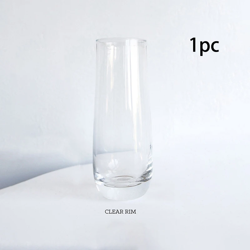 glass - clear rim