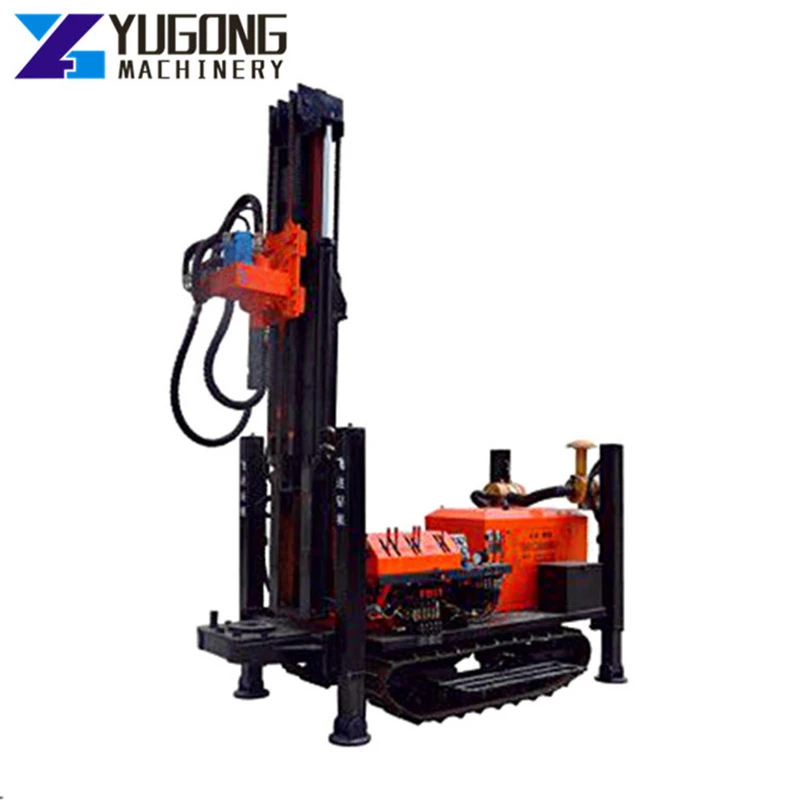 FYX180 Crawler Type Water Well Drilling Rig Water Extraction Works Suitable For Mountain And Rock Formations
