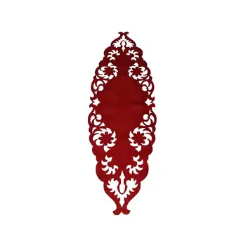 

Daisy Lux Velvet Runner Burgundy