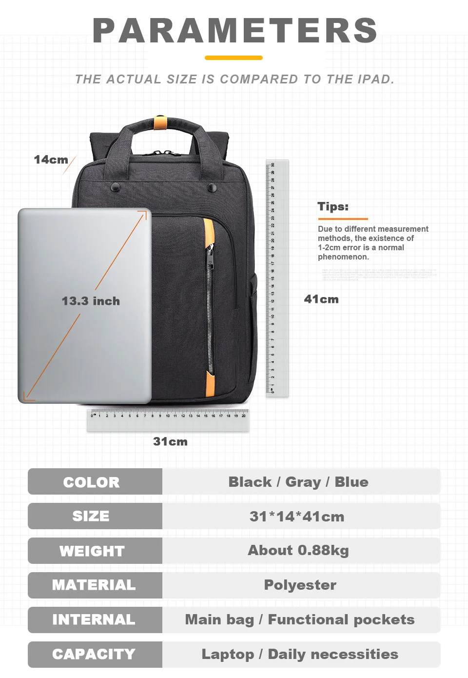 Teenager Backpack Men Male Unisex School Backpacks Student College University Laptop Bags Pack Notebook Business Women's Fashion (6)