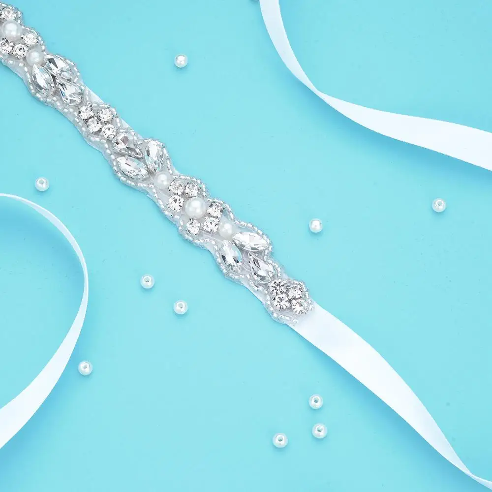 Hiceeden - Cinturón De Novia Con Diamantes De Imitación, Banda De Novia