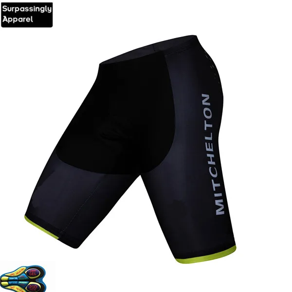 MITCHLETON Black 6XL PRO TEAM 20D GEL PAD BLACK CYCLING BIB SHORTS Men Cycling Ropa Ciclismo Men Cycling Bottom MTB Shorts - Цвет: 20D Gel Pad