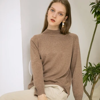 

casual sweaters for women wool pullover female short o-neck long sleeves ladies jacket outerwear jumpers