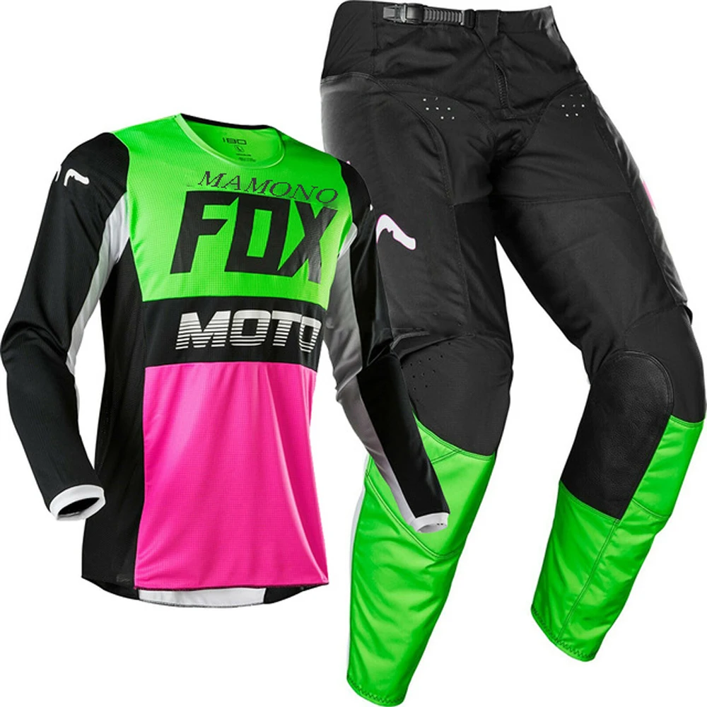 Новинка, MAMONO FOX MX 180 Kila, серые трикотажные штаны для взрослых, набор для мотокросса, гоночного снаряжения, комбинированный квадроцикл, Байк, внедорожник