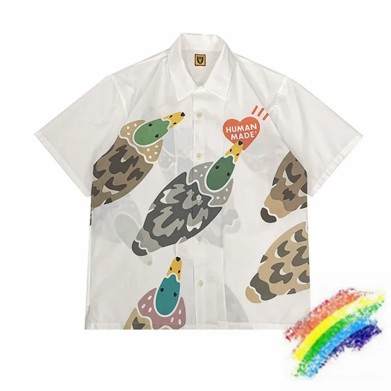 2020ss HUMAN MADE Shirt Men Women 1:1 High Quality Duck Printing Top Tees HUMAN MADE Shirts 2020ss HUMAN MADE Shirt Men Women 1:1 High Quality Duck Printing Top Tees HUMAN MADE Shirts