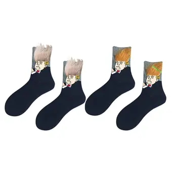 

Personality Men Women Trend Socks Creative Funny Medium Tube Cotton Sock